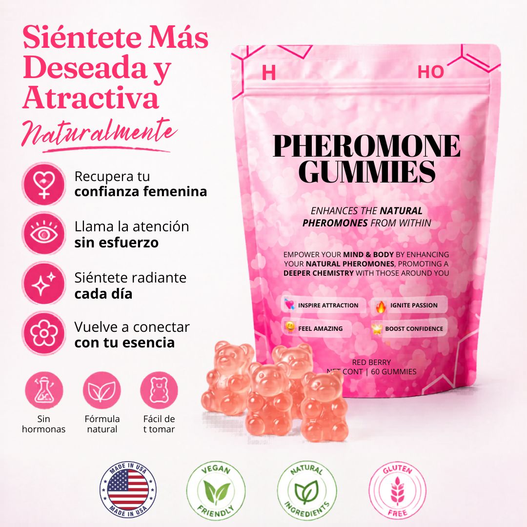 Gomas con Feromonas Sientete deseada y segura - 60 Gomas