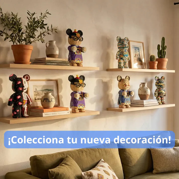 🧸MiniBloques Oso Creativo estimula la mente y decora tu espacio