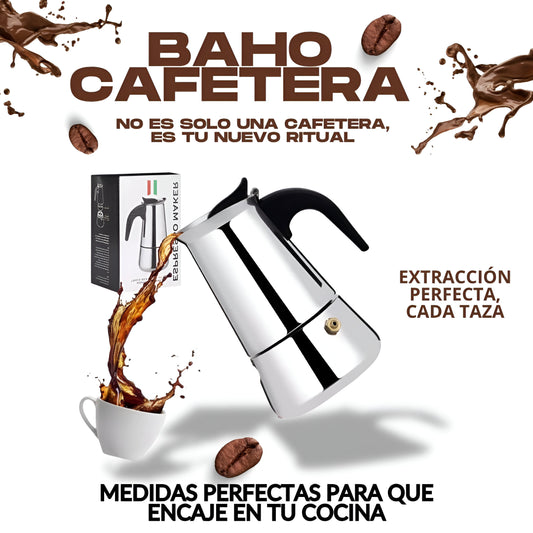 Cafetera Baho de Acero inoxidable