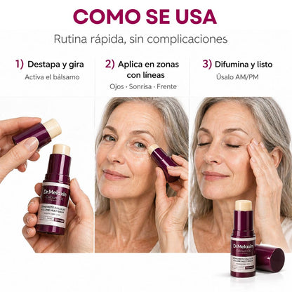 Dr.Melaxin antiarrugas piel firme, lisa y luminosa desde la primer aplicación