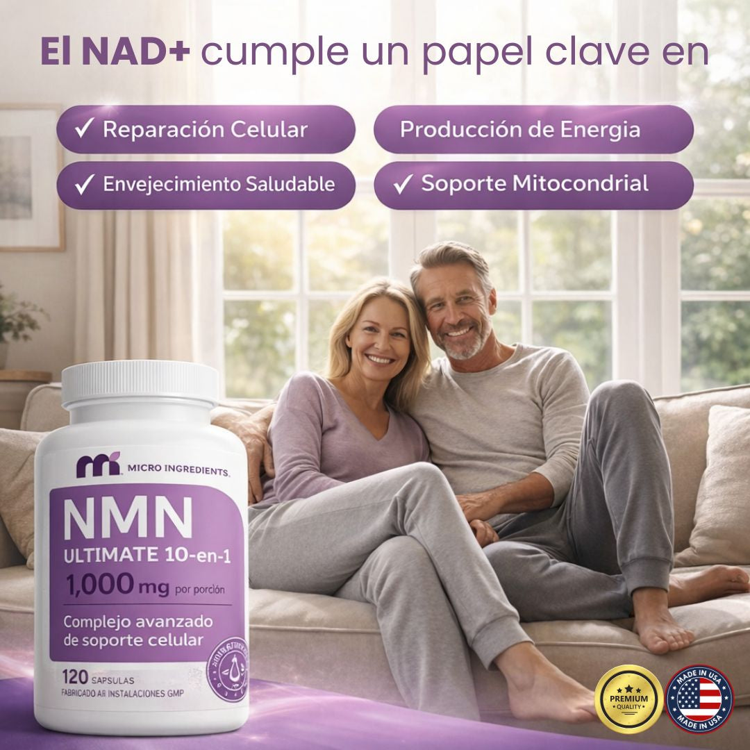 NMN™ Energía, Vitalidad y Bienestar Celular para Tu Rutina Diaria