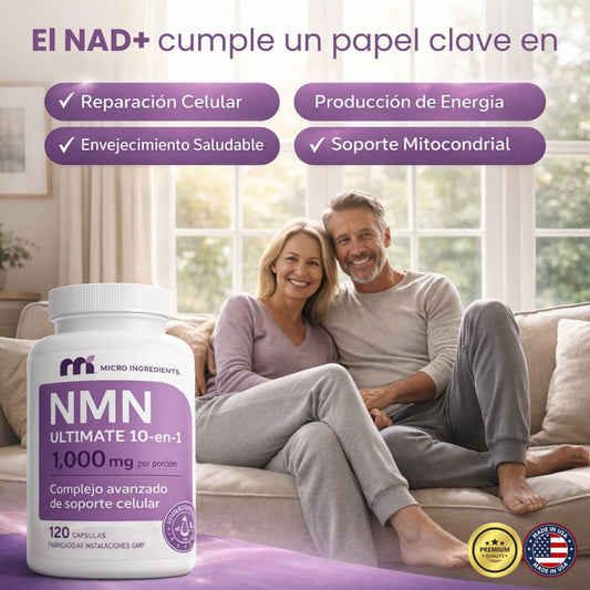 NMN™ Energía, Vitalidad y Bienestar Celular para Tu Rutina Diaria