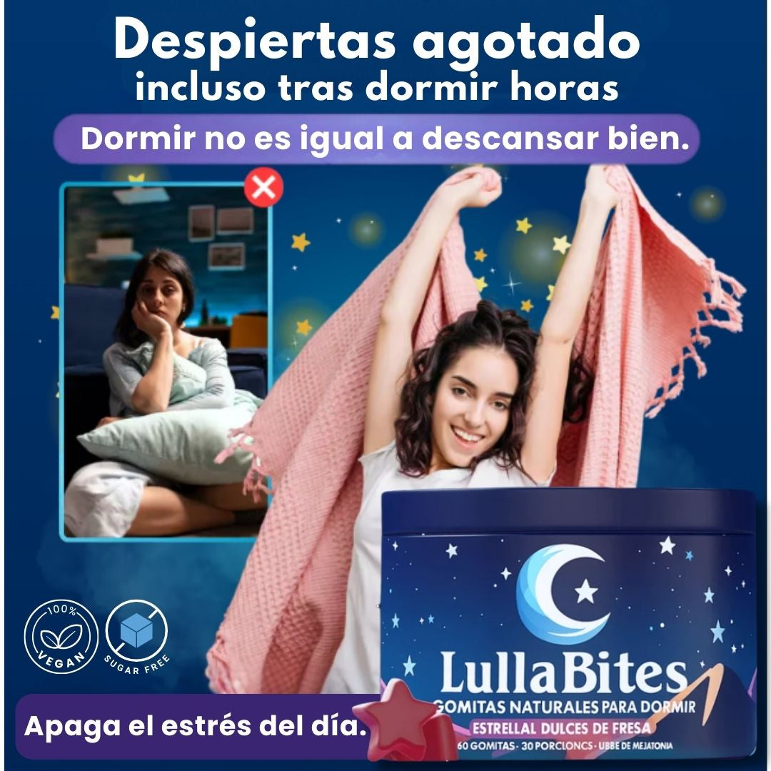 LullaBites™ Gomas - Recuperación real mientras duermes.