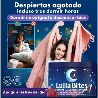 LullaBites™ Gomas - Recuperación real mientras duermes.