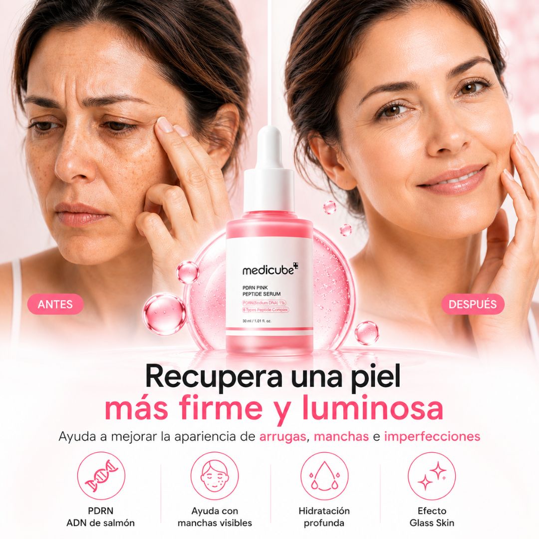 Medicube PDRN Reduce la apariencia de arrugas, manchas e imperfecciones
