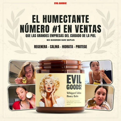 Evil Goods La crema que calma, repara y protege envase de Vidrio Original