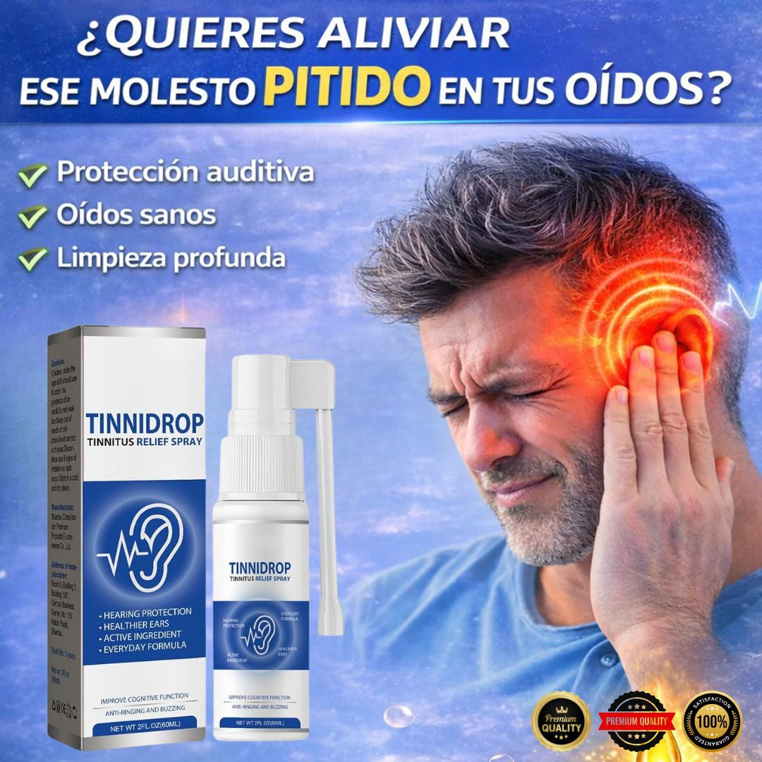 Tinnidrop™ Alivio efectivo para el zumbido y descanso sin interrupciones