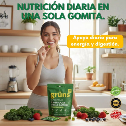 Gruns Nutrición Diaria en Gomitas para Tu Bienestar y Energía