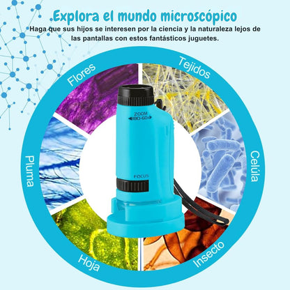 Microscopio para niños 🔬 Descubre un mundo invisible a simple vista