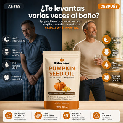 Cuida tu Próstata y Favorece un Cabello más Fuerte desde Adentro