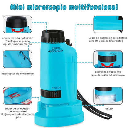 Microscopio para niños 🔬 Descubre un mundo invisible a simple vista