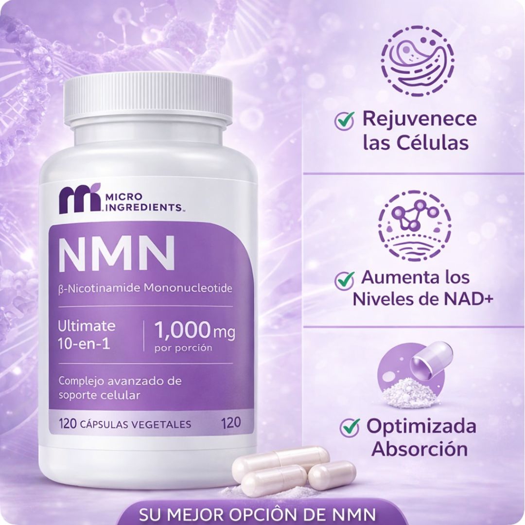 NMN™ Energía, Vitalidad y Bienestar Celular para Tu Rutina Diaria