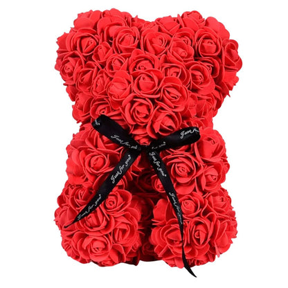 Oso de Rosas Eternas con caja