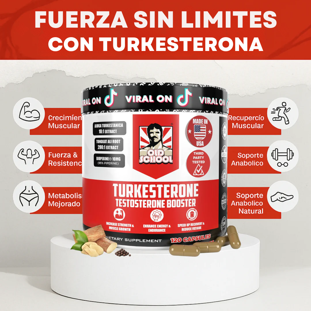 Turkesterona Recupera Tu Energía, Rendimiento y Confianza Dentro y Fuera del Gym
