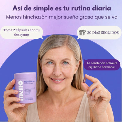 MENO Apoya el control del peso en esta etapa hormonal