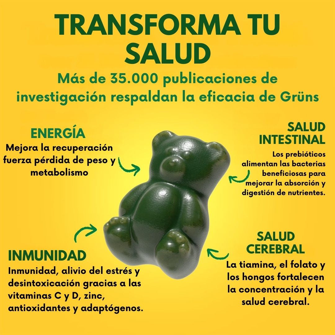 Gruns Nutrición Diaria en Gomitas para Tu Bienestar y Energía