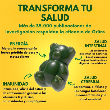 Gruns Nutrición Diaria en Gomitas para Tu Bienestar y Energía
