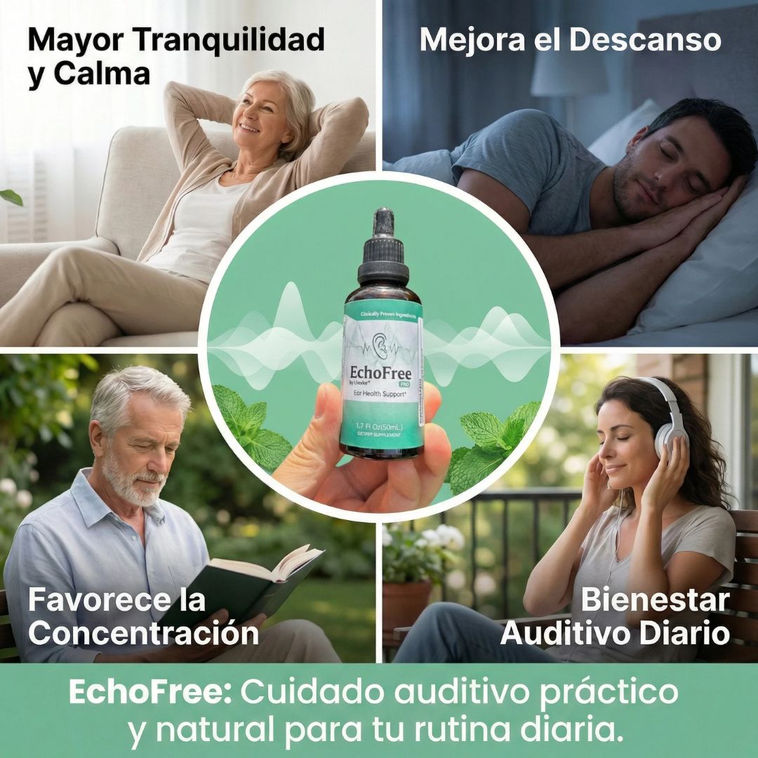 EchoFree Ayuda a desinflamar y destapar oídos sin esfuerzo
