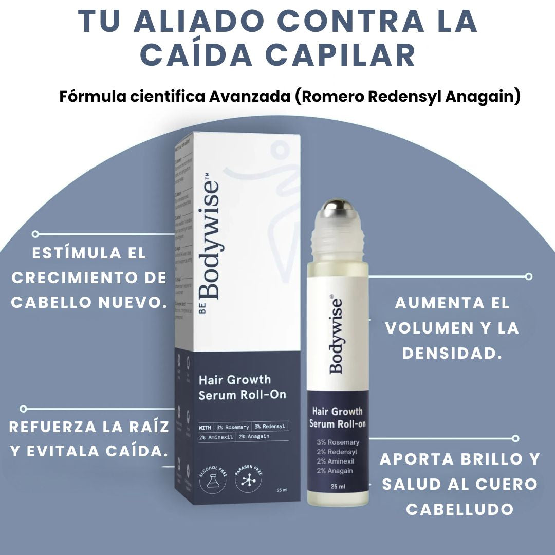 Serum Bodywise Despierta tus folículos y recupera tu cabello