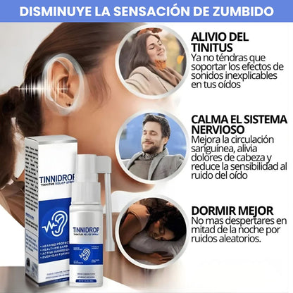 Tinnidrop™ Alivio efectivo para el zumbido y descanso sin interrupciones