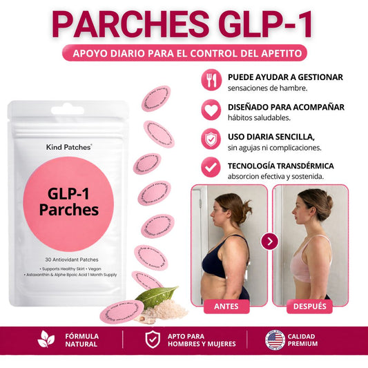 GLP-Parches™ El método que ayuda a reducir el apetito y perder hasta 10 Libras en 30 días