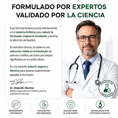 Drenaje Linfatico desinflama el Rostro, Brazos, Abdomen y Piernas
