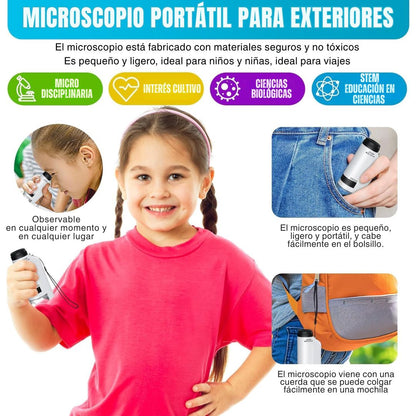 Microscopio para niños 🔬 Descubre un mundo invisible a simple vista