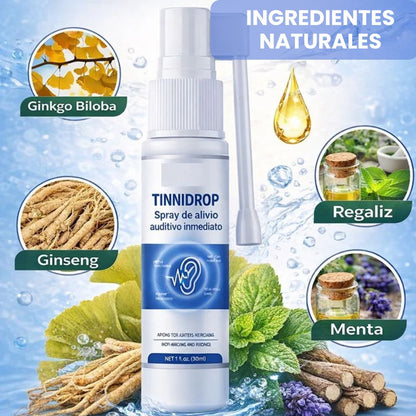 Tinnidrop™ Alivio efectivo para el zumbido y descanso sin interrupciones
