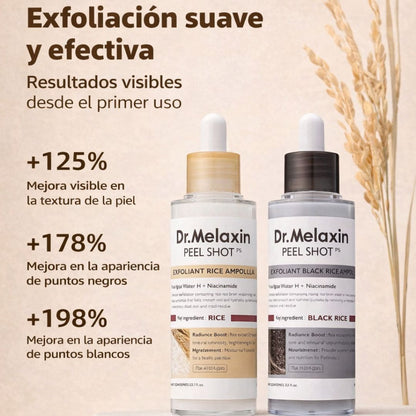 Peel Shot Exfoliación avanzada elimina puntos negros en la primer aplicación
