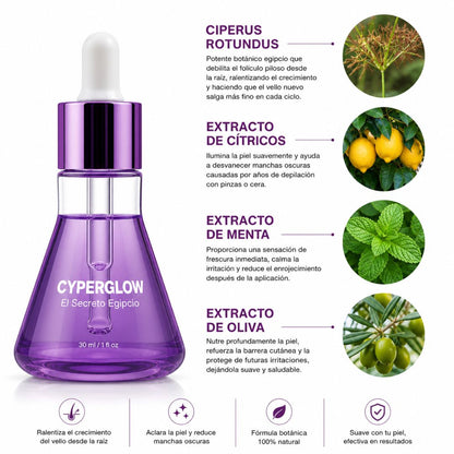 Cyperus Piel Más Suave y Libre de Vello Visible Sin Dolor ni Complicaciones