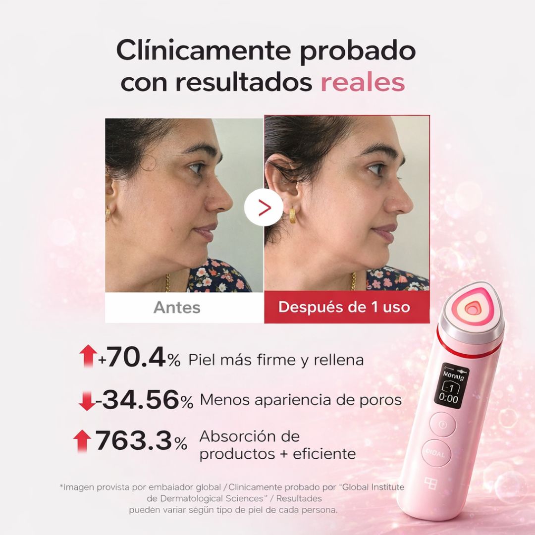 Masajeador Haz que Tus Cremas se Absorban Mejor y Potencia Tu Rutina Facial