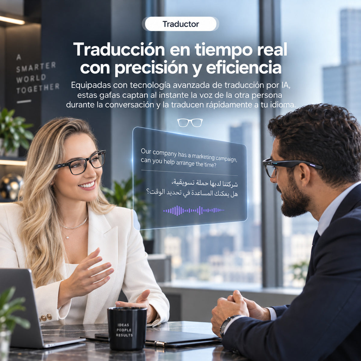 GAFAS CON CÁMARA DE IA