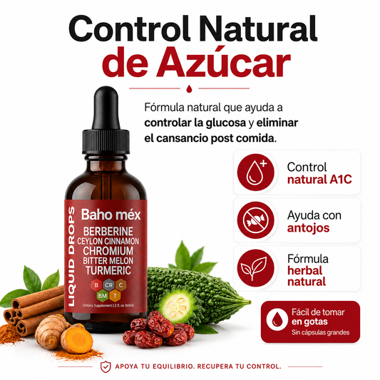 Berberina Controla los niveles de azucar AC1 naturalmente