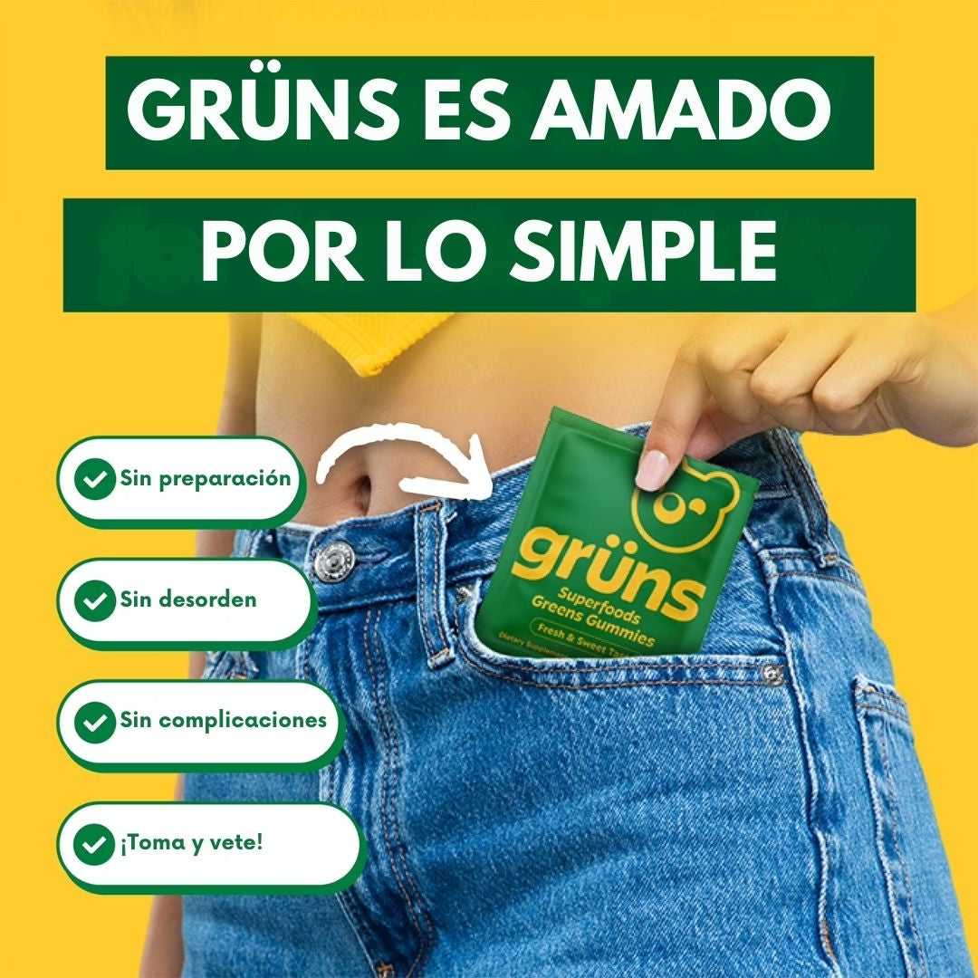 Gruns Nutrición Diaria en Gomitas para Tu Bienestar y Energía