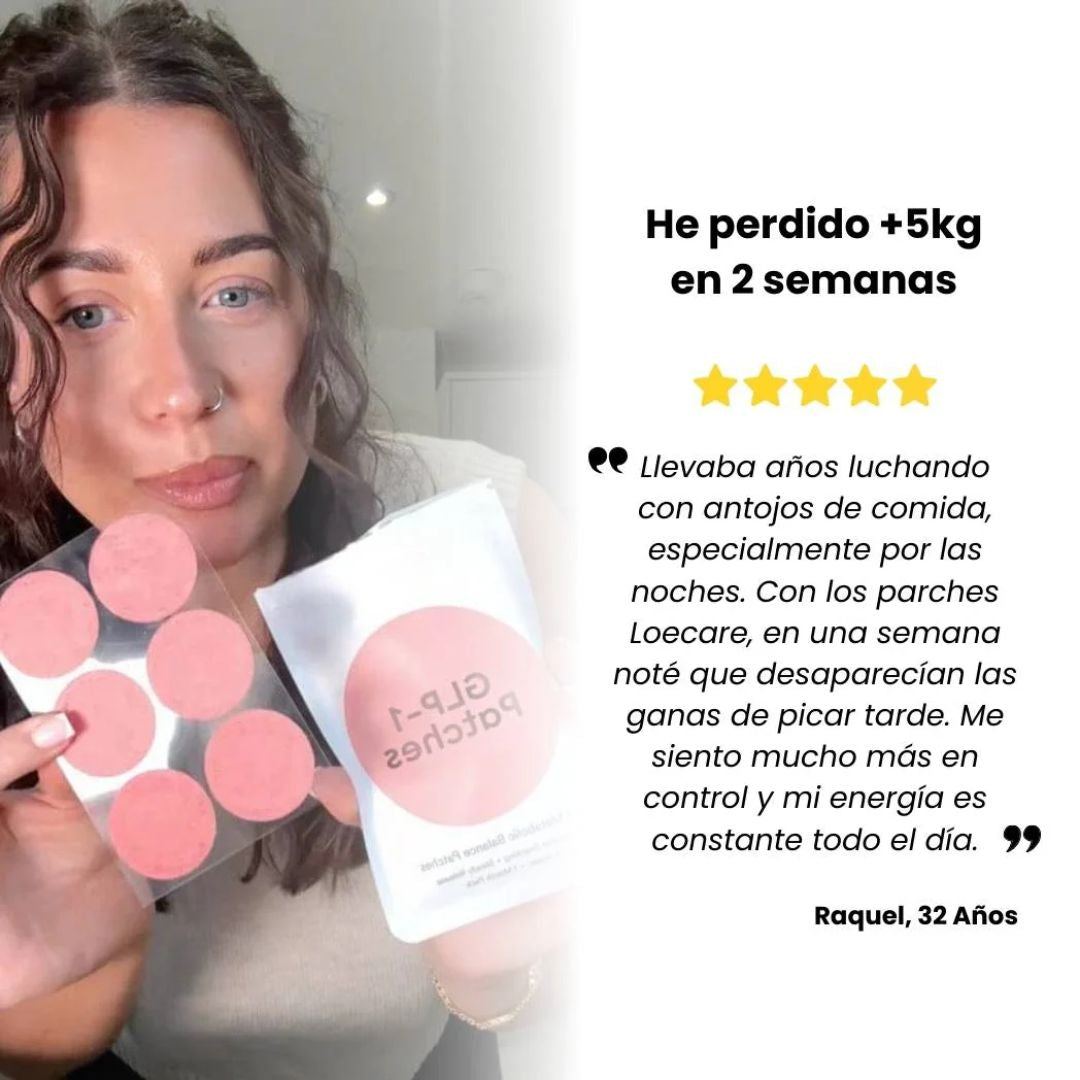 GLP-Parches™ El método que ayuda a reducir el apetito y perder hasta 10 Libras en 30 días