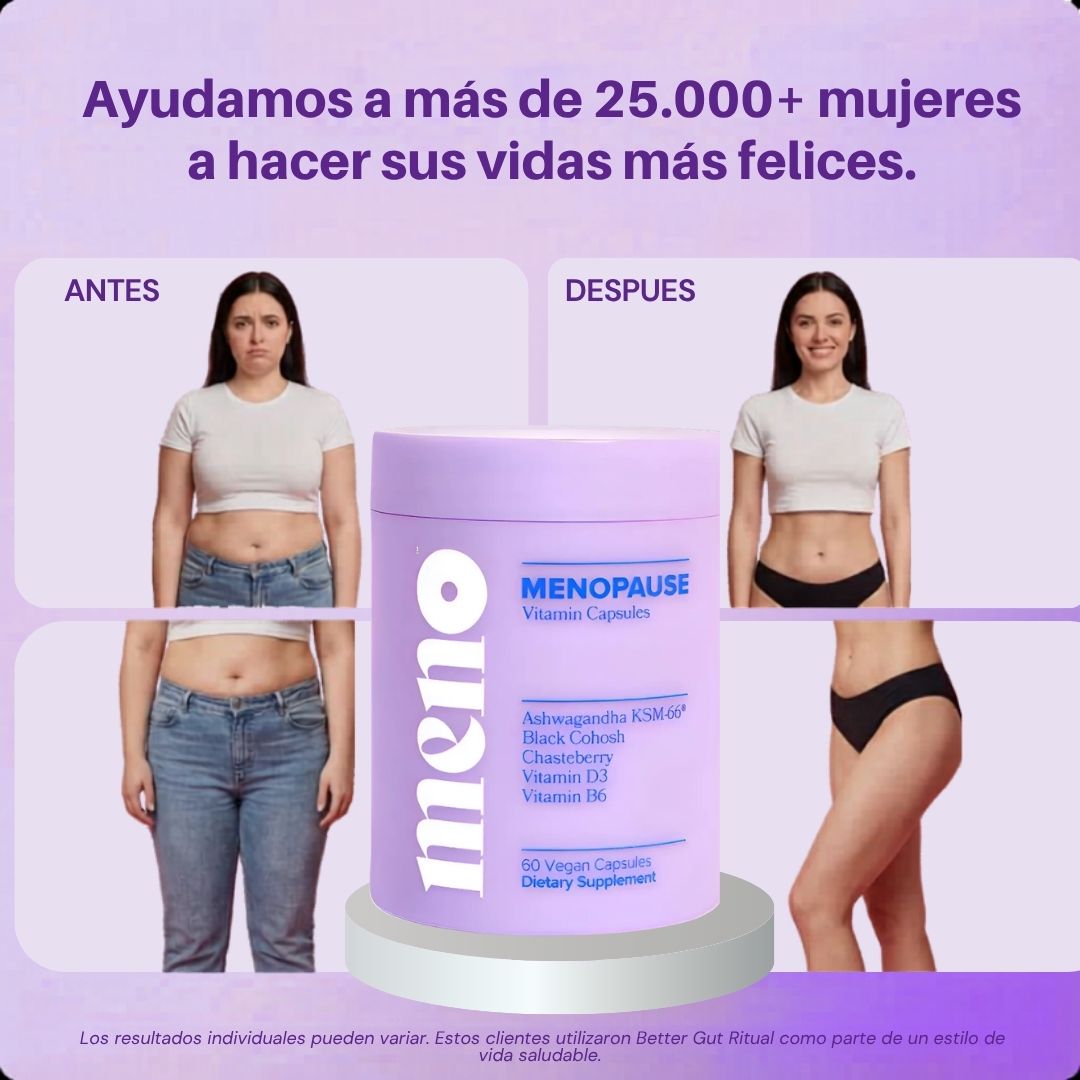 MENO Apoya el control del peso en esta etapa hormonal