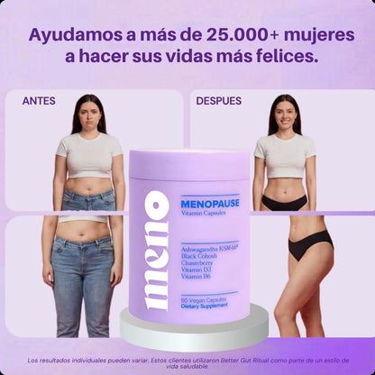 MENO Apoya el control del peso en esta etapa hormonal