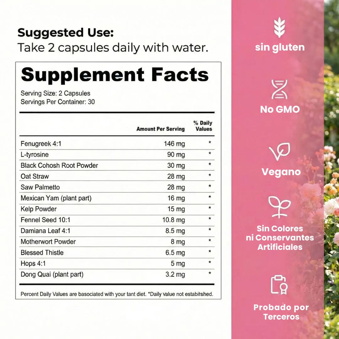 TrueFem Balance Bienestar, Equilibrio y Confianza para Tu Rutina Femenina (60 cápsulas)
