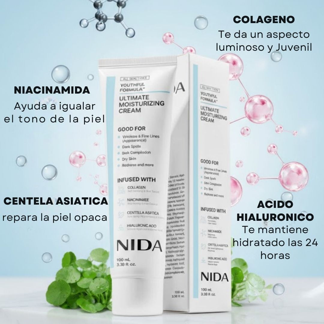 Crema Nida™ Devuelve la suavidad y vitalidad natural de tu piel
