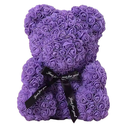 Oso de Rosas Eternas con caja