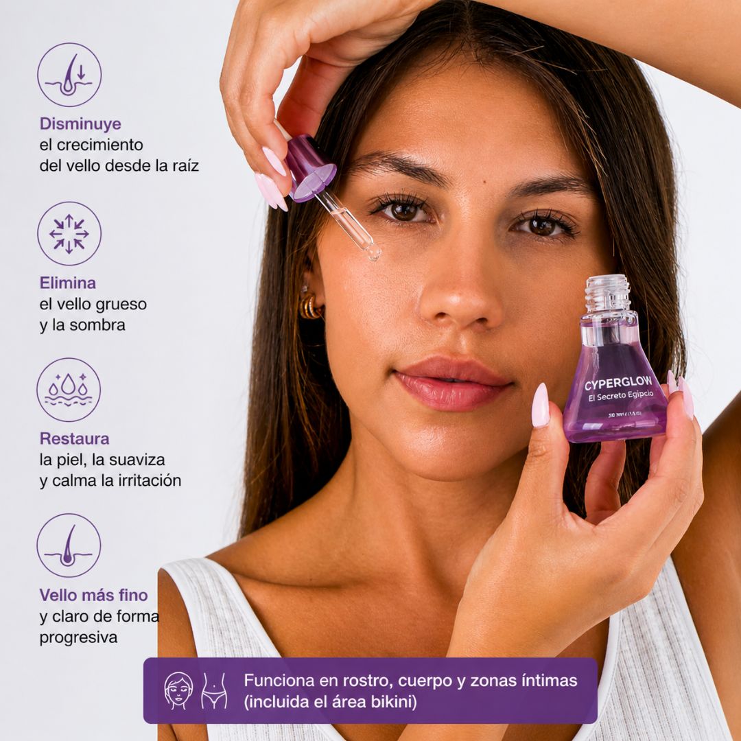Cyperus Piel Más Suave y Libre de Vello Visible Sin Dolor ni Complicaciones