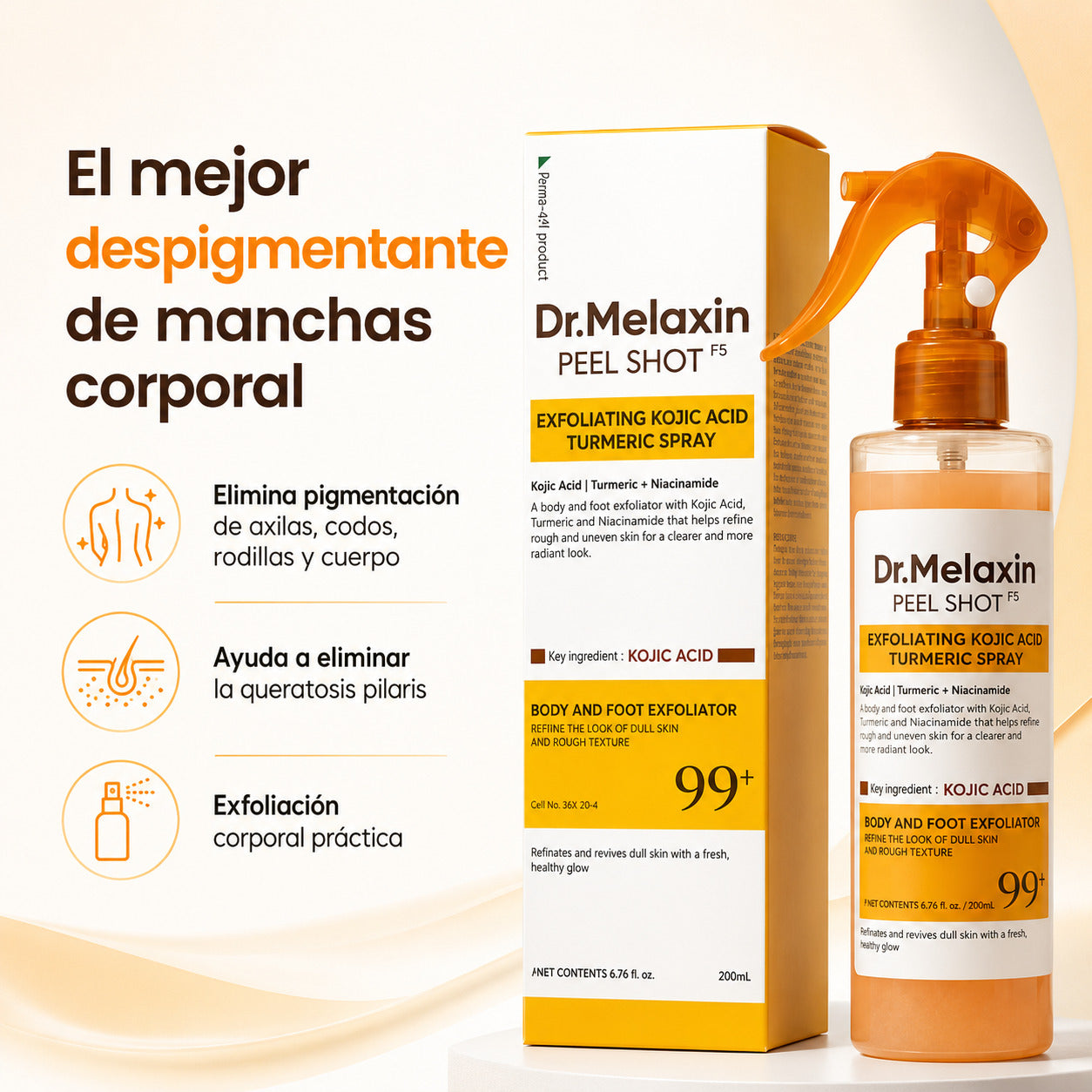 Peel Shot Exfoliante reduce manchas y texturas ásperas