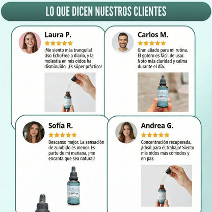 EchoFree Ayuda a desinflamar y destapar oídos sin esfuerzo