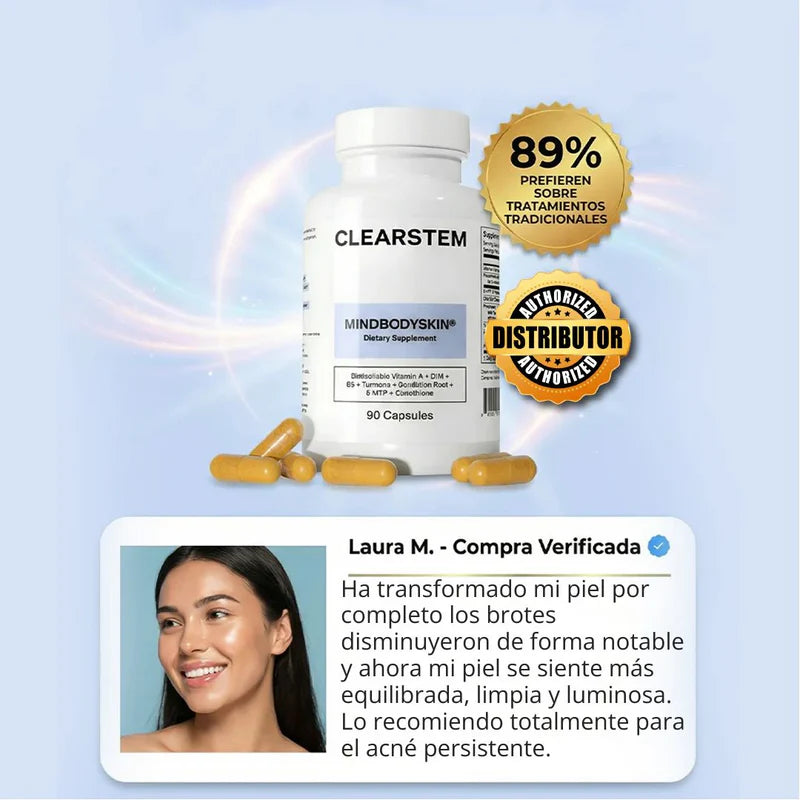 CLEARSTEM Mindbodyskin®  tu transformación de piel en 30 días, desde adentro