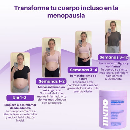 MENO Apoya el control del peso en esta etapa hormonal