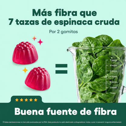 FIBRA PREBIÓTICA EN GOMITAS
