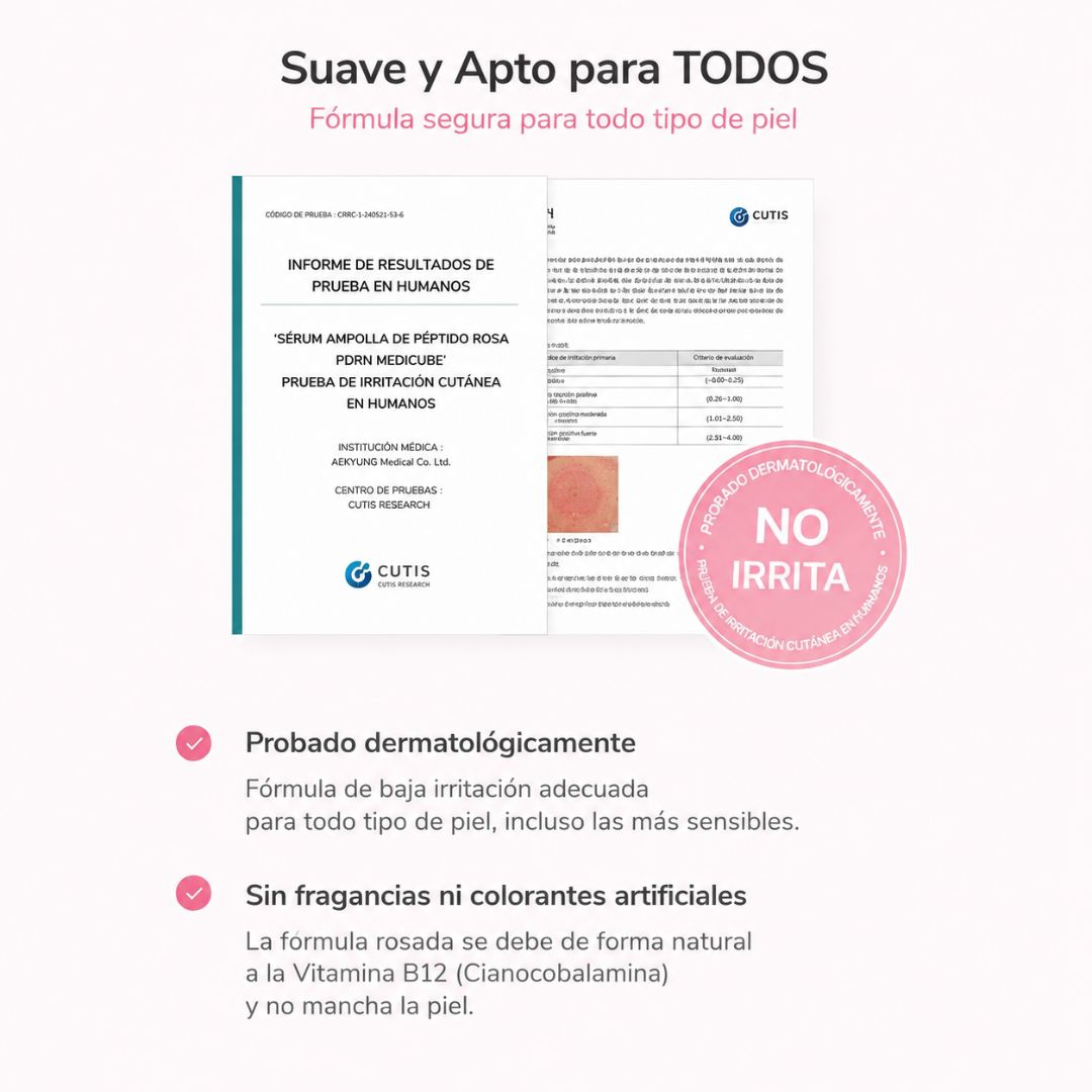 Medicube PDRN Reduce la apariencia de arrugas, manchas e imperfecciones