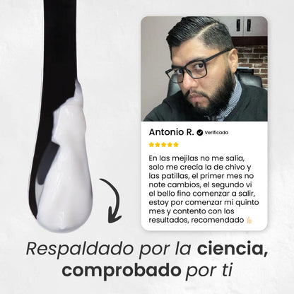 Apolo Consigue una Barba con Apariencia Más Densa, Uniforme y Masculina - 100ML