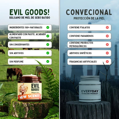 Evil Goods La crema que calma, repara y protege envase de Vidrio Original