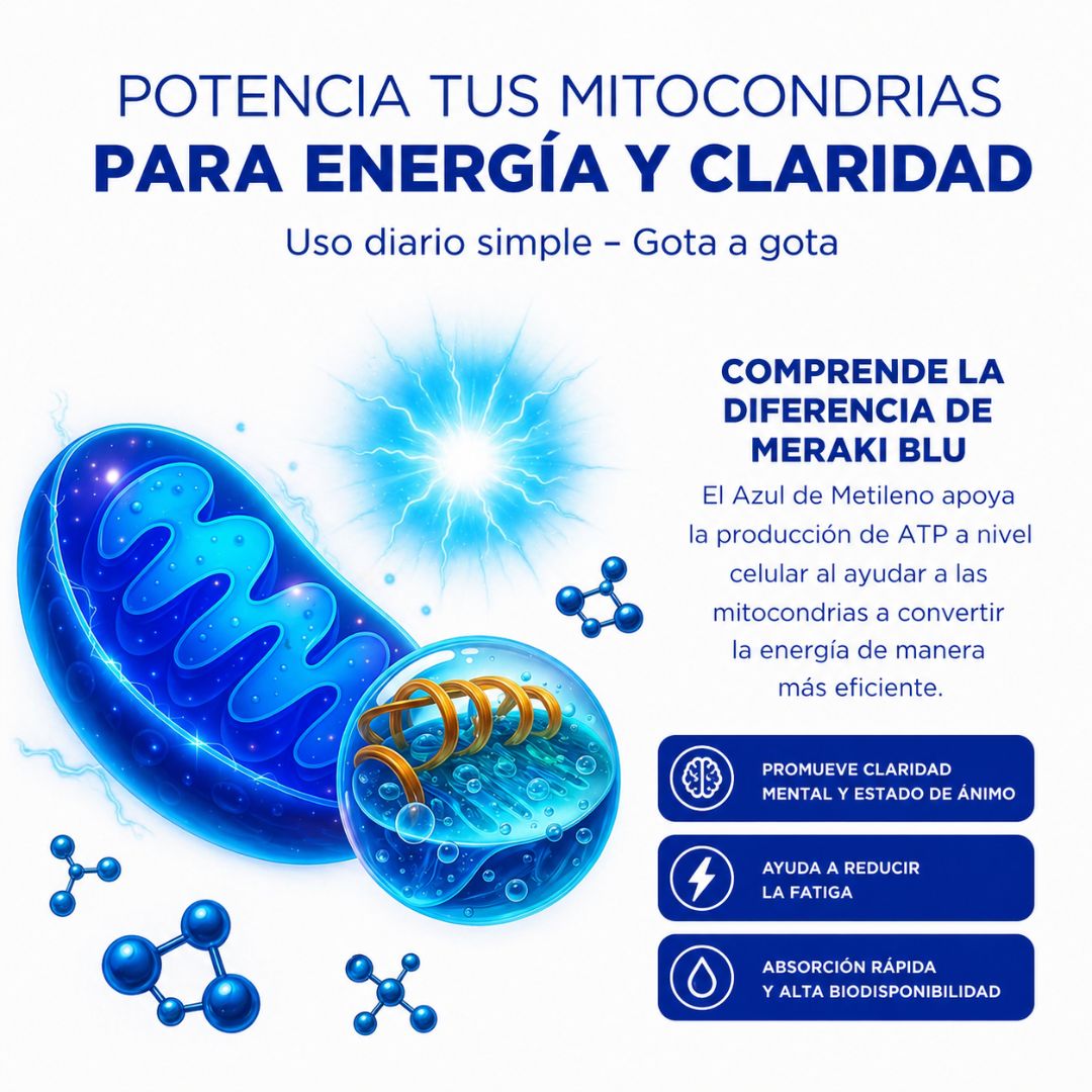Azul de metileno Despierta Tu Energía y Recupera Tu Enfoque Mental Cada Día